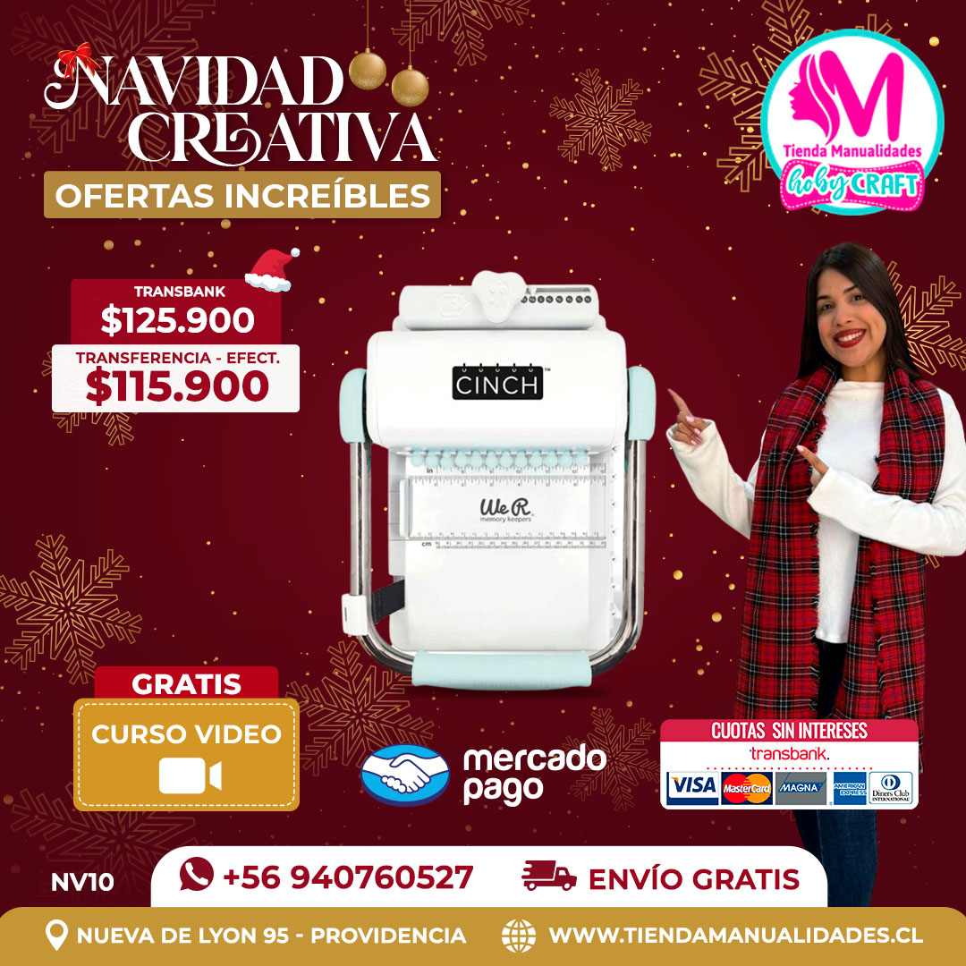 NV10 Encuadernadora Cinch verde – Envío gratis