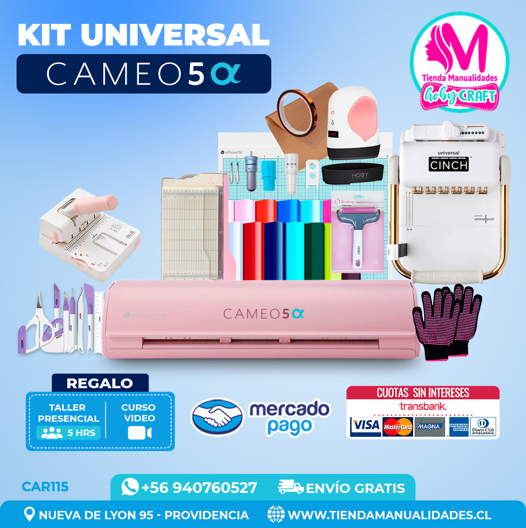 CAR115 Kit Cameo 5 Alfa Rosada - Entrega Inmediata