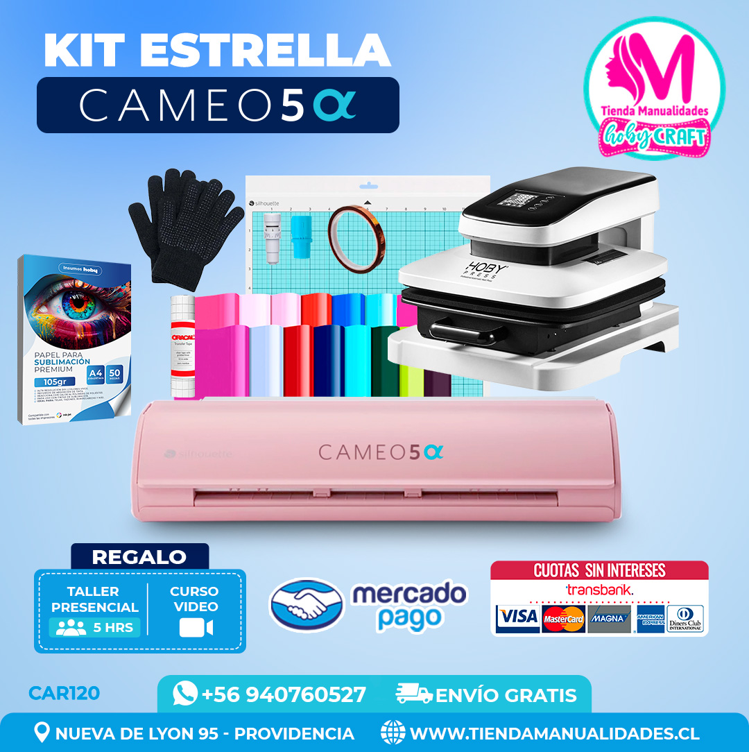 CAR120 Kit Cameo 5 Alfa Rosada - Entrega Inmediata