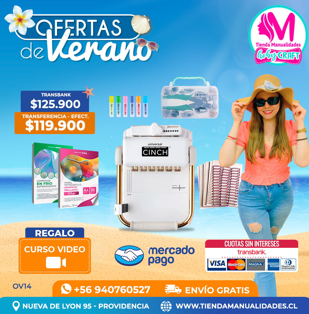 OV14 Kit encuadernadora Universal Cinch – Envío gratis