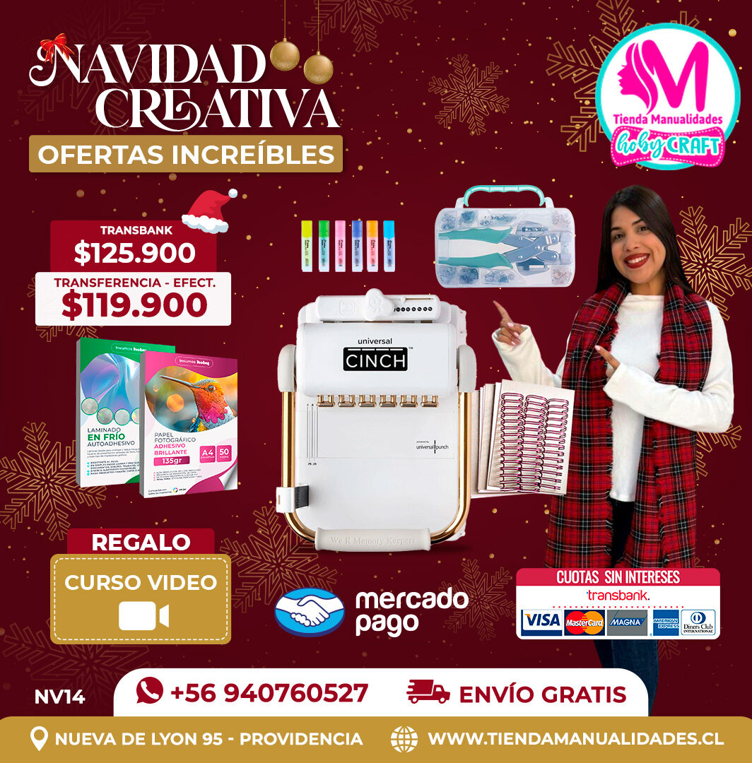 NV14 Kit encuadernadora Universal Cinch – Envío gratis