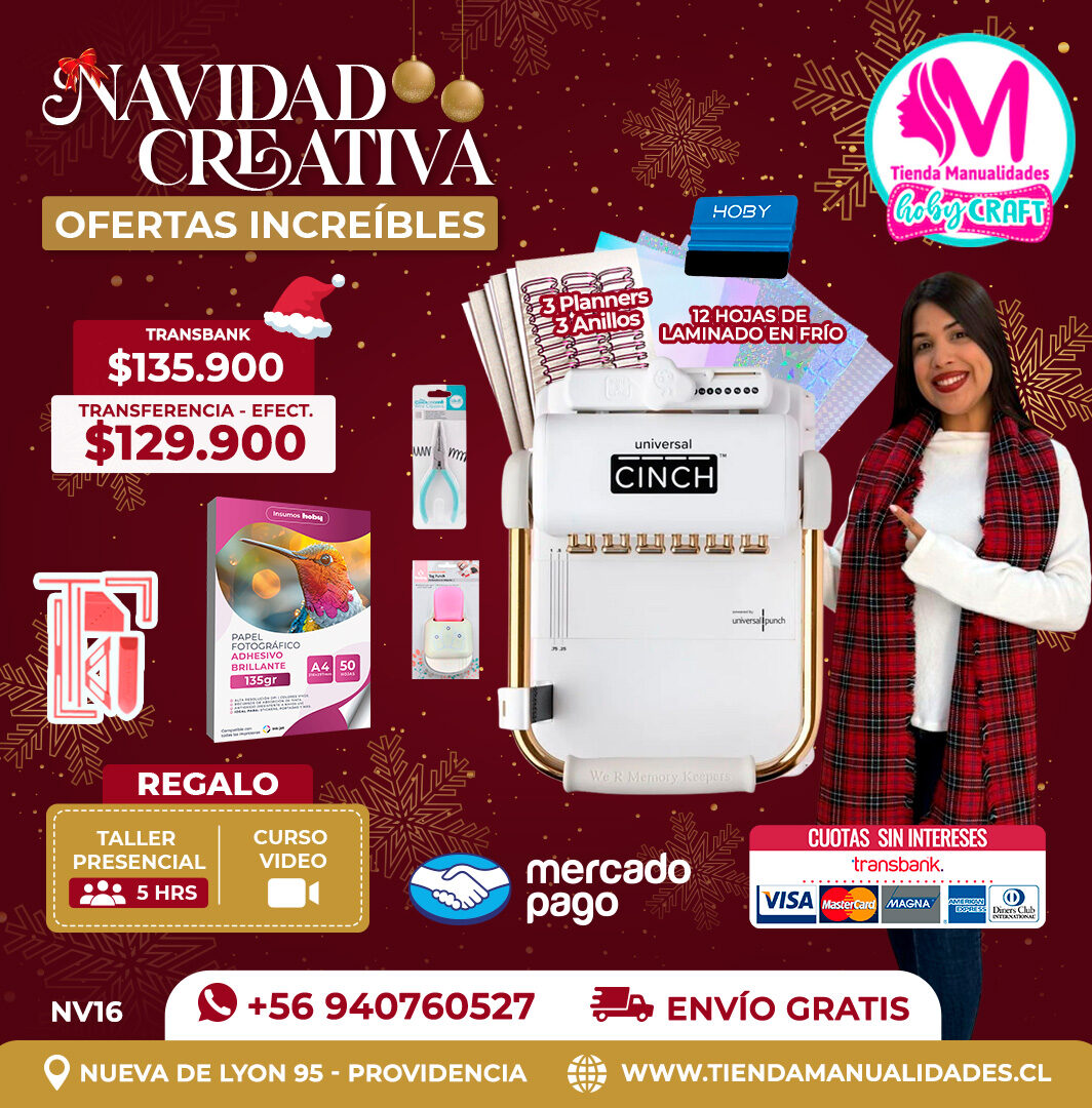 NV16 Kit encuadernadora Universal Cinch – Envío gratis