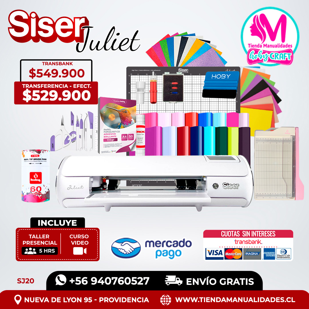 SJ20 Plotter de corte Siser Juliet - Entrega inmediata