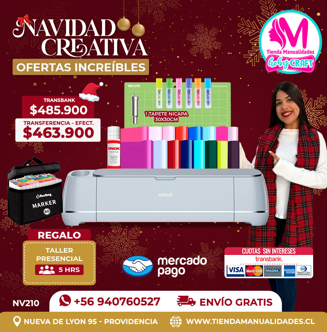 NV210 Kit Cricut Maker 3 – Envío gratis