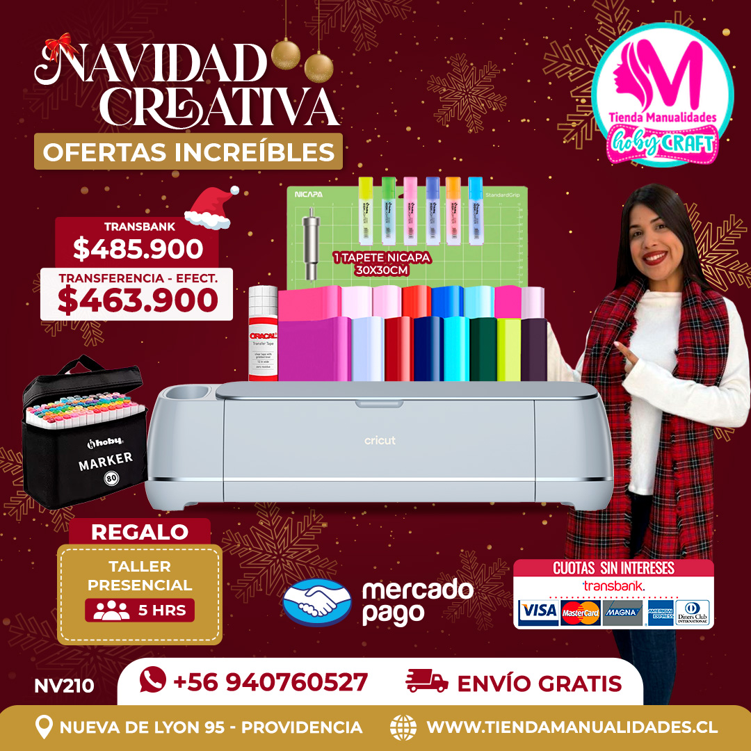 NV210 Kit Cricut Maker 3 – Envío gratis