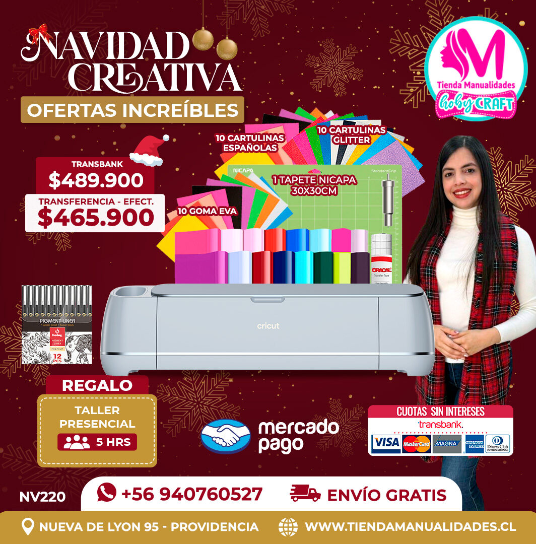 NV220 Kit Cricut Maker 3 – Envío gratis