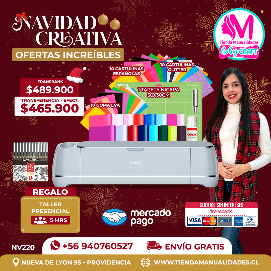 NV220 Kit Cricut Maker 3 – Envío gratis