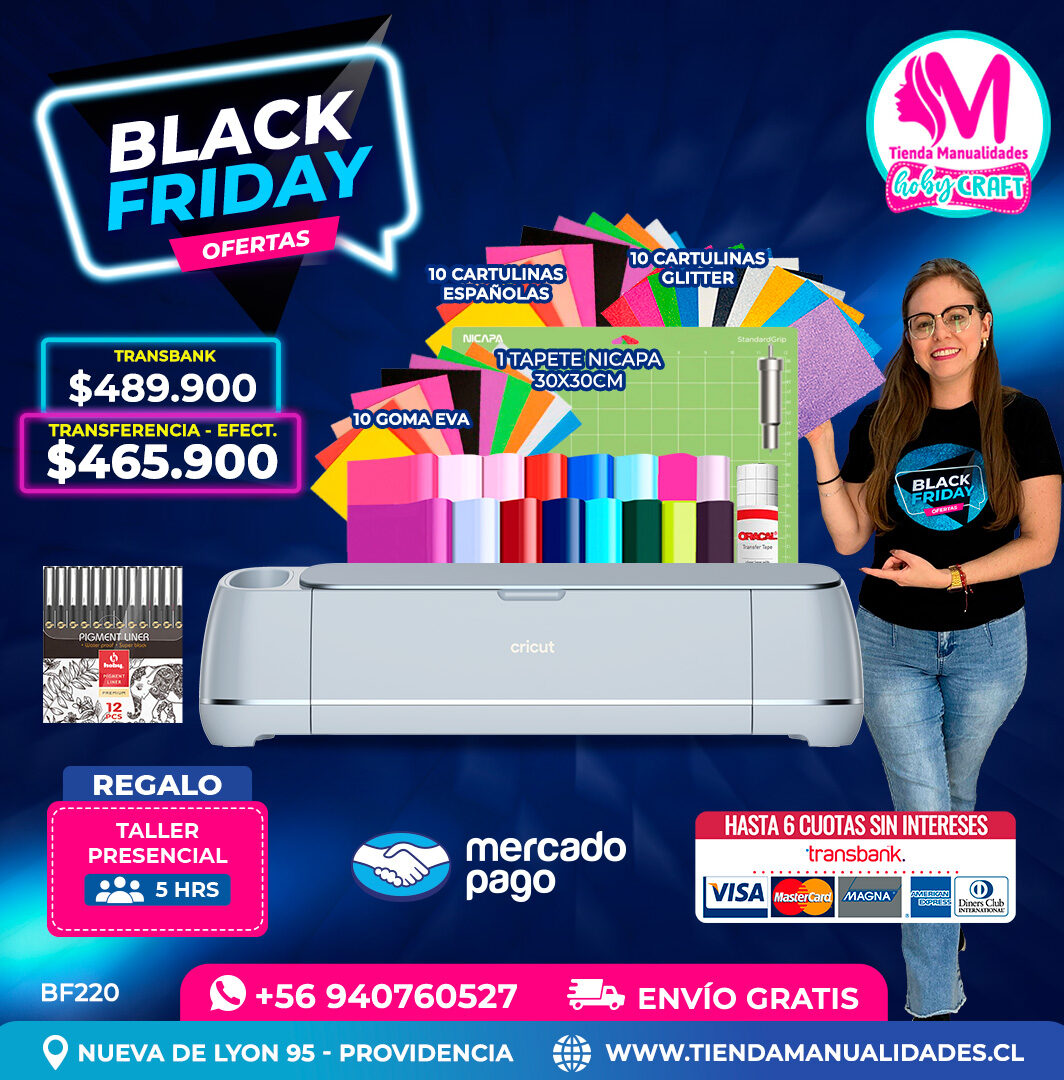 BF220 Kit Cricut Maker 3 – Envío gratis