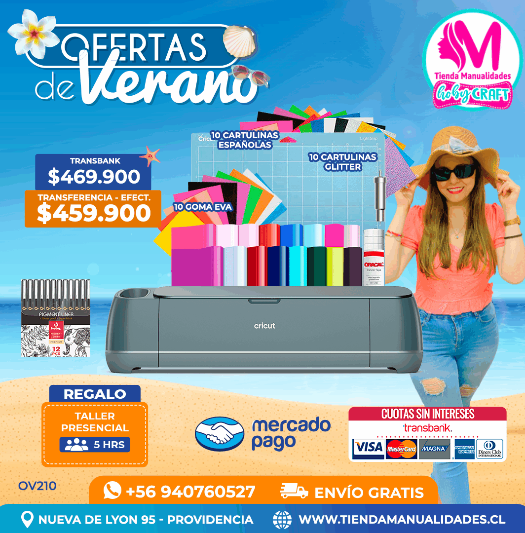 OV220 Kit Cricut Maker 4 – Envío gratis