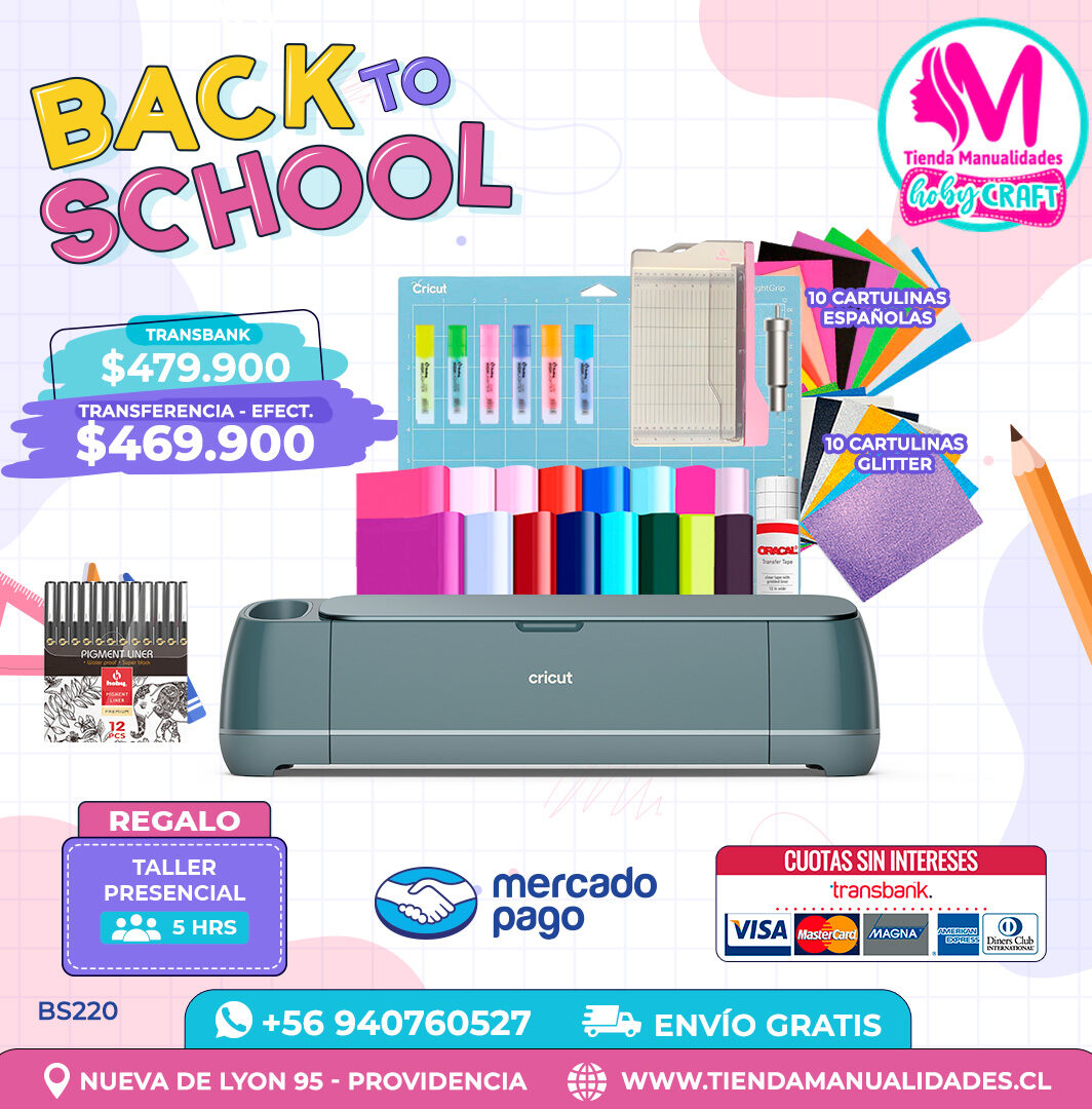 BS220 Kit Cricut Maker 4 – Envío gratis