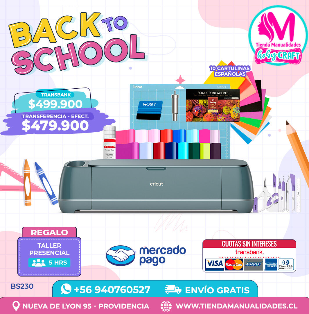 BS230 Kit Cricut Maker 4 – Envío gratis