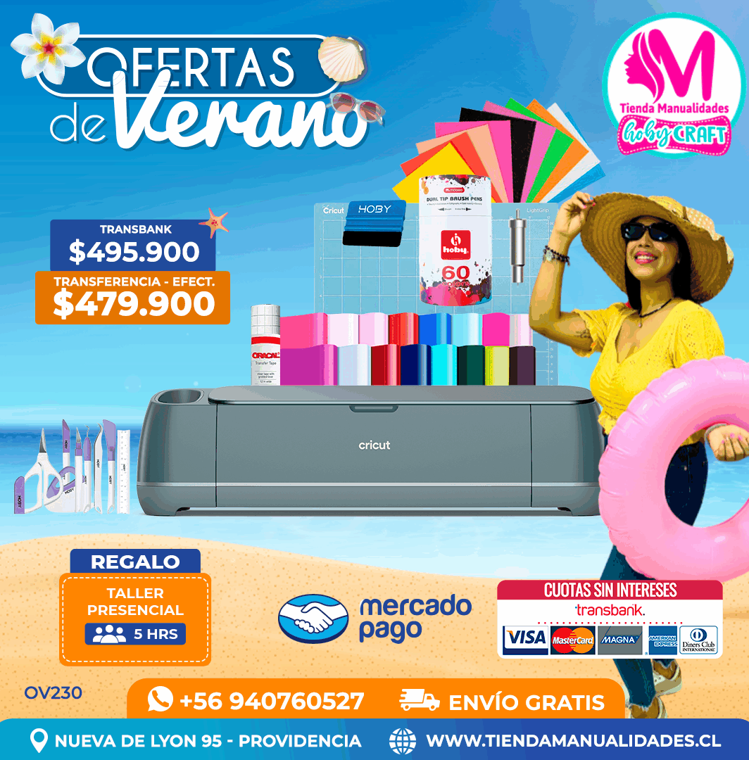 OV230 Kit Cricut Maker 4 – Envío gratis