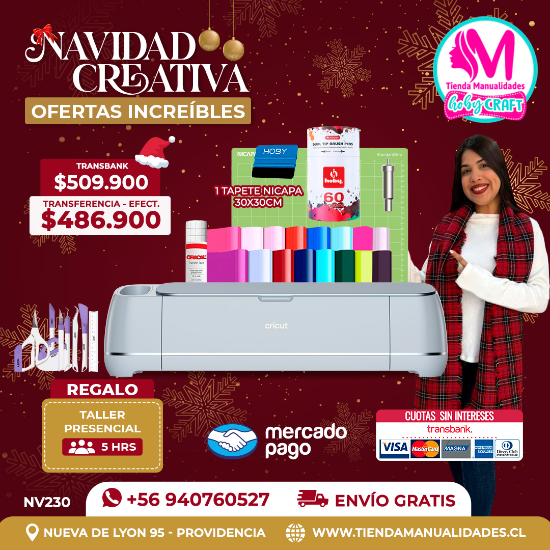 NV230 Kit Cricut Maker 3 – Envío gratis