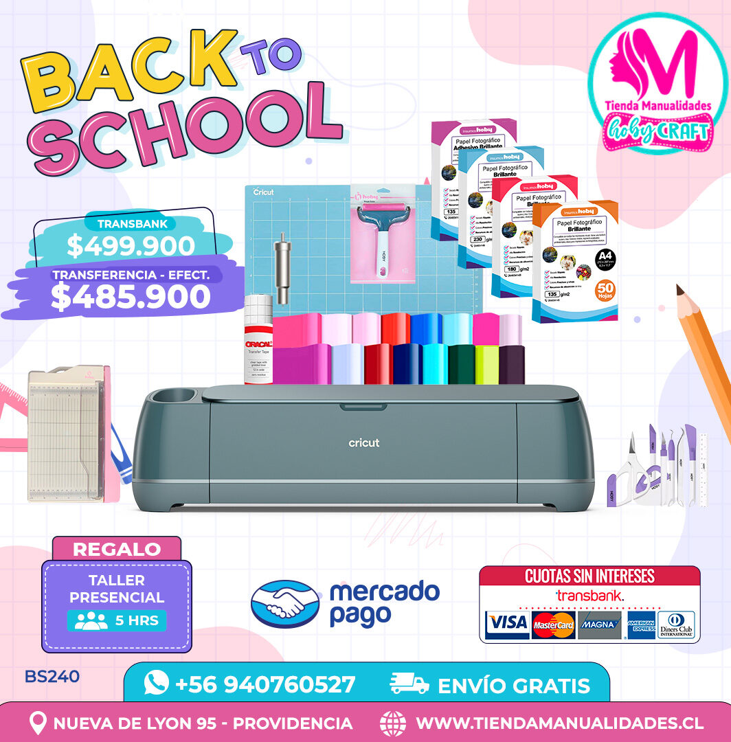 BS240 Kit Cricut Maker 4 – Envío gratis