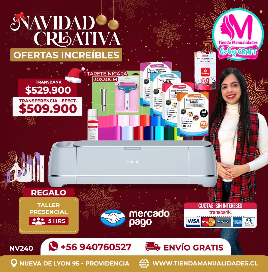 NV240 Kit Cricut Maker 3 – Envío gratis