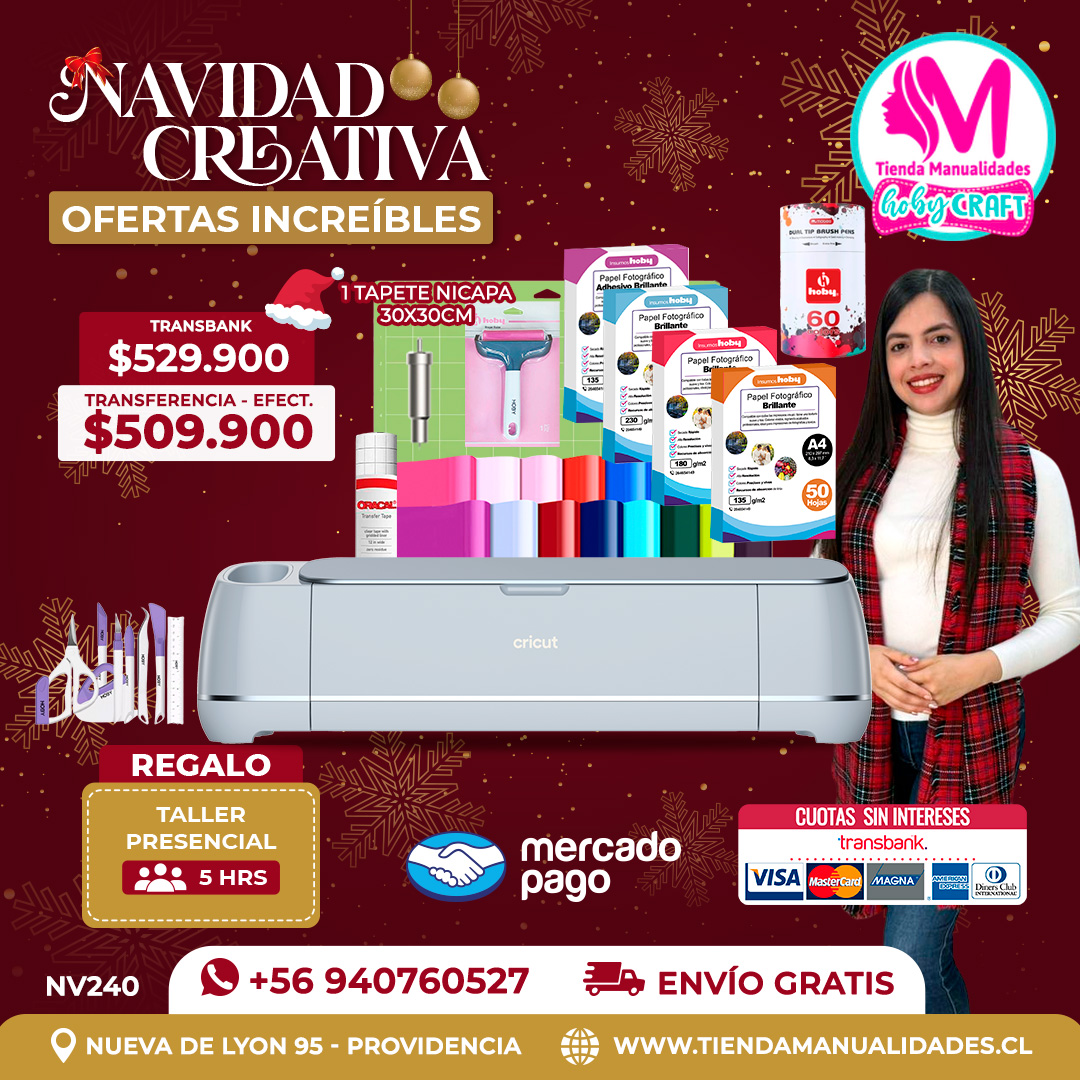 NV240 Kit Cricut Maker 3 – Envío gratis