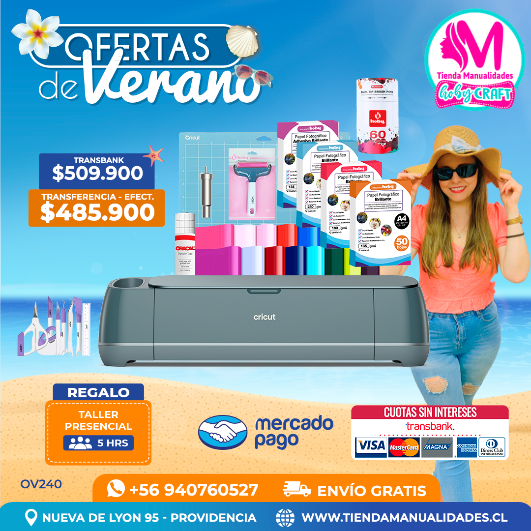 OV240 Kit Cricut Maker 4 – Envío gratis