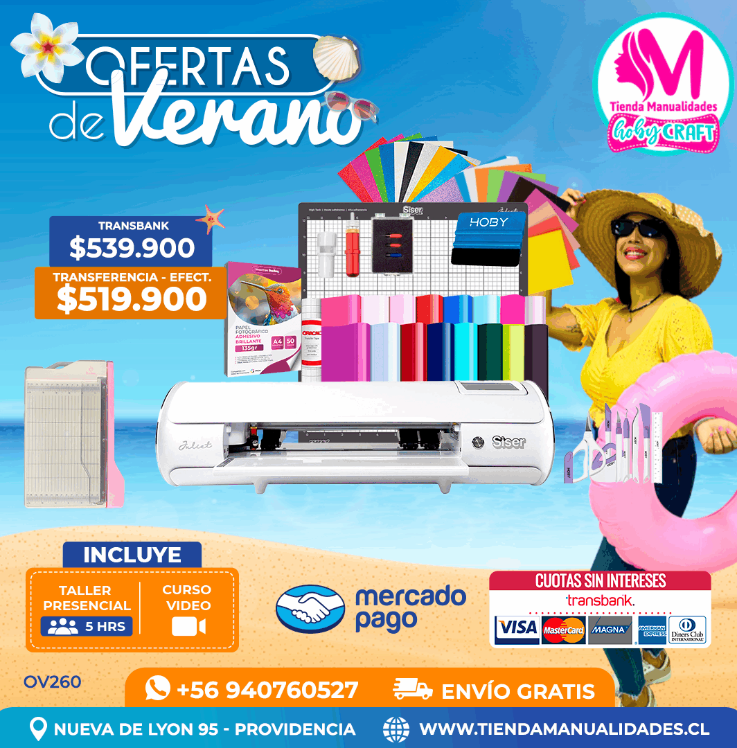 OV260 Plotter Siser Juliet – Envío gratis