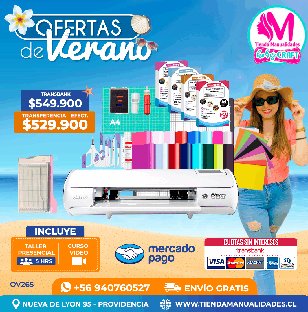 OV265 Plotter Siser Juliet – Envío gratis