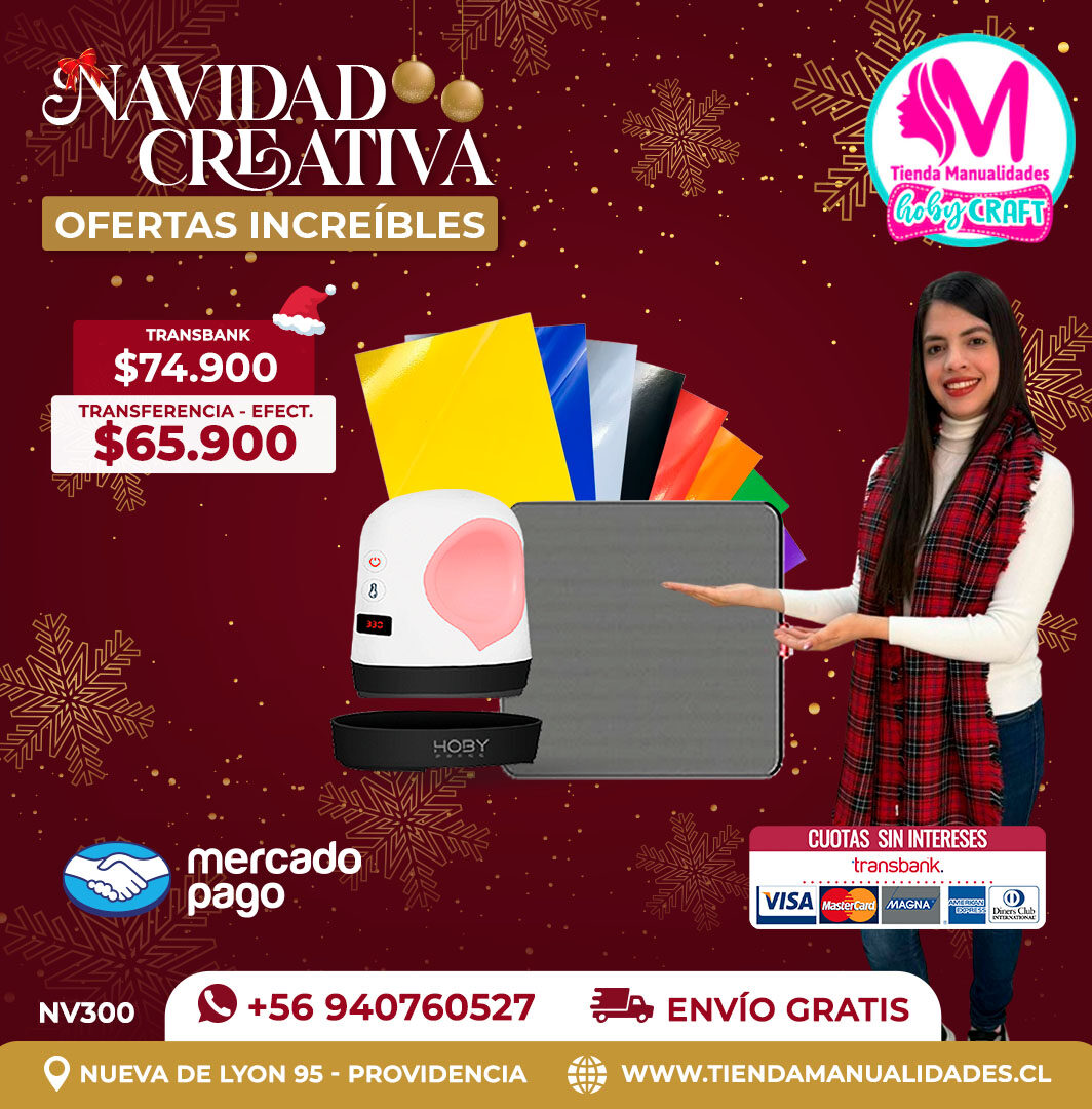 NV300 Mini Estampadora Hobypress – Envío gratis