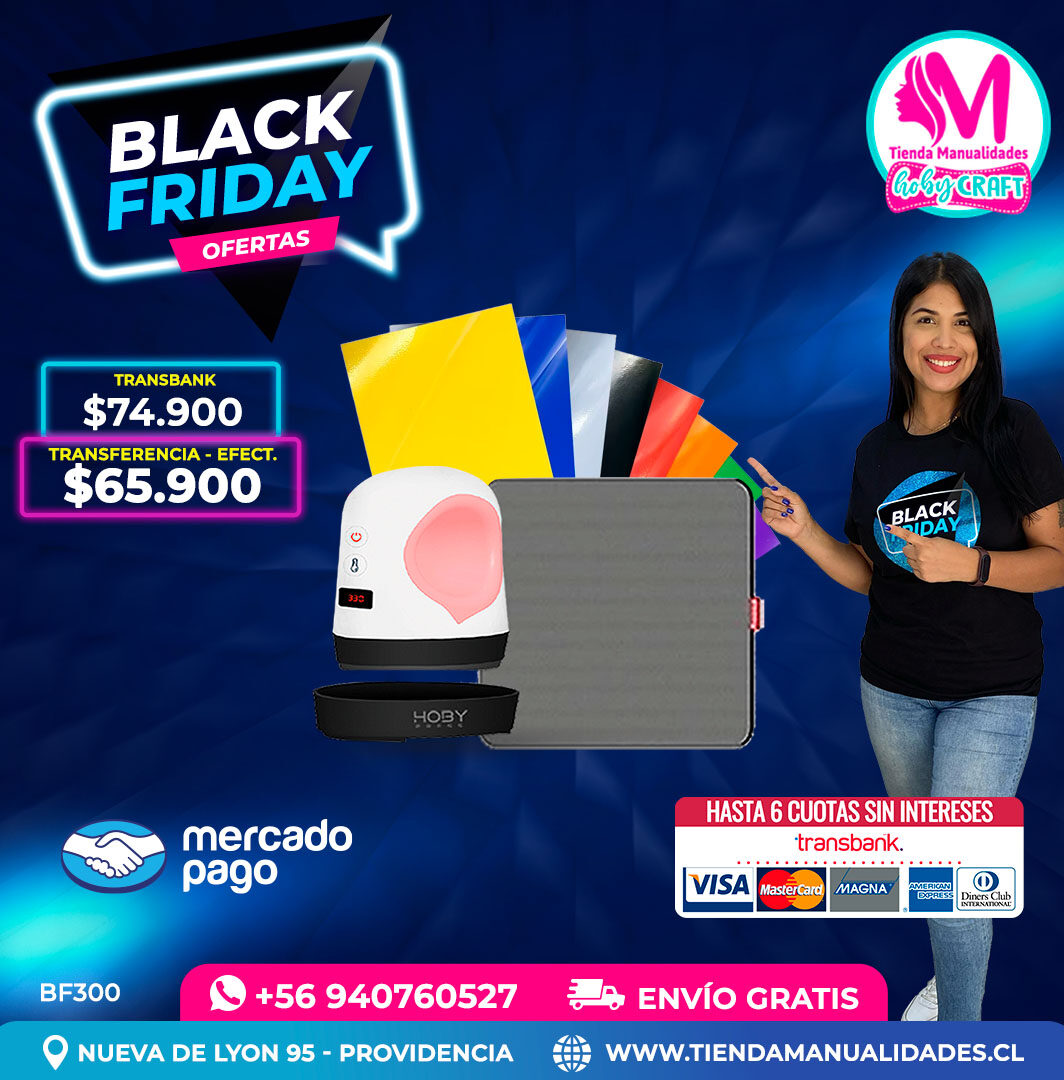 BF300 Mini Estampadora Hobypress – Envío gratis