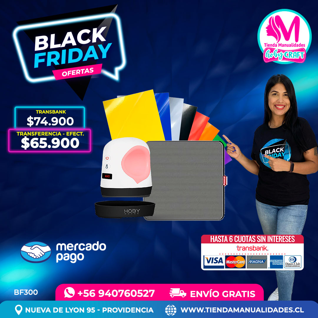BF300 Mini Estampadora Hobypress – Envío gratis