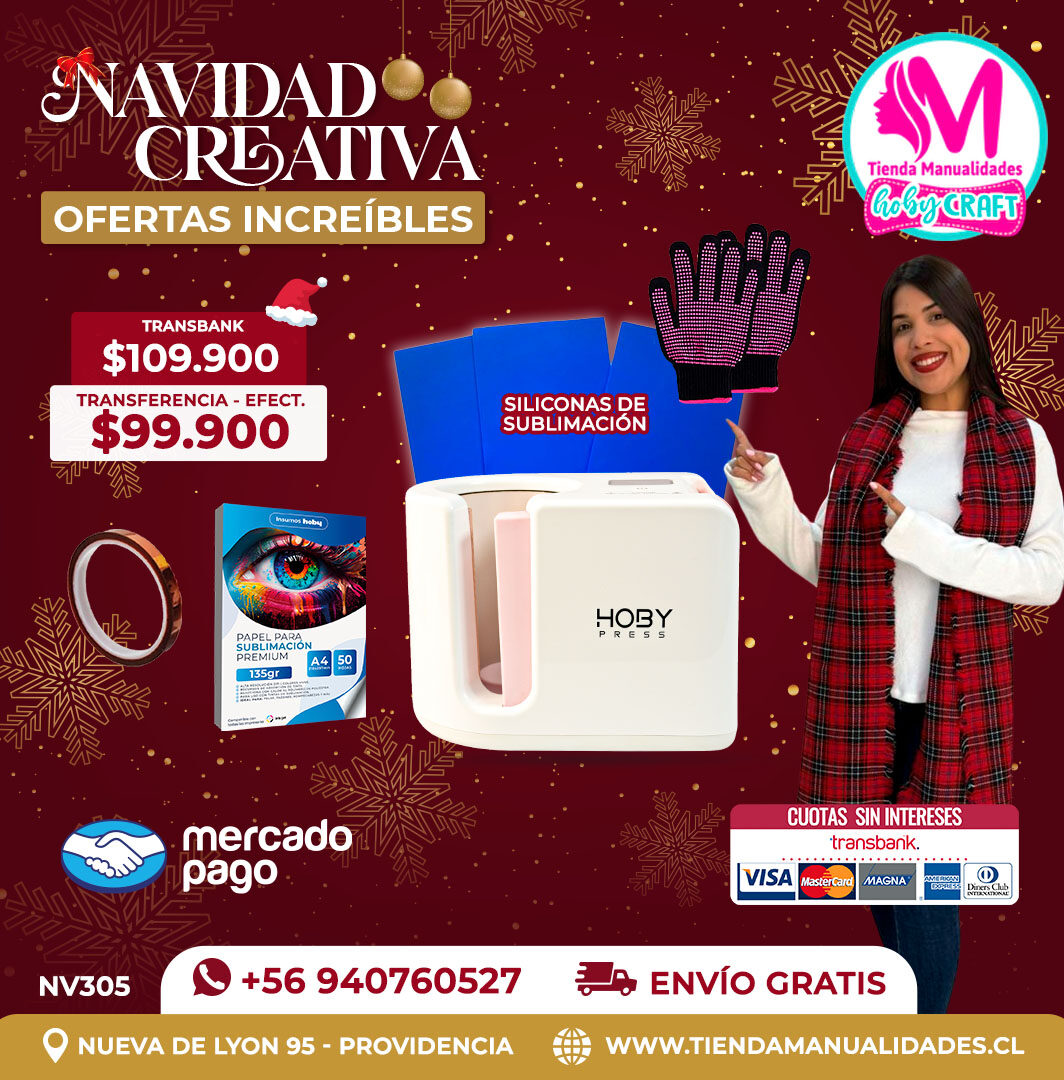 NV305 Kit Estampadora de tazas Mugpress – Envío gratis