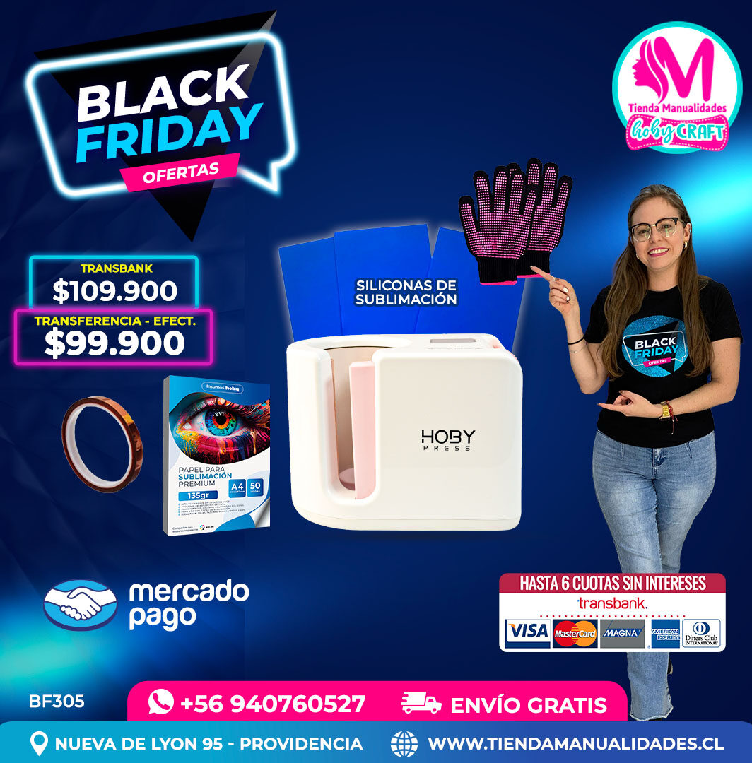 BF305 Kit Estampadora de tazas Mugpress – Envío gratis
