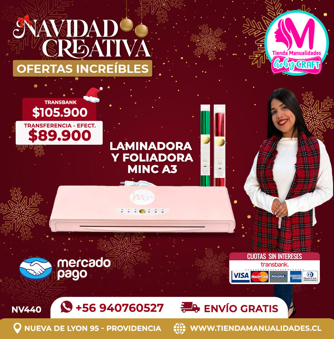 NV440 Laminadora Foliadora térmica A3 MINC – Envío gratis