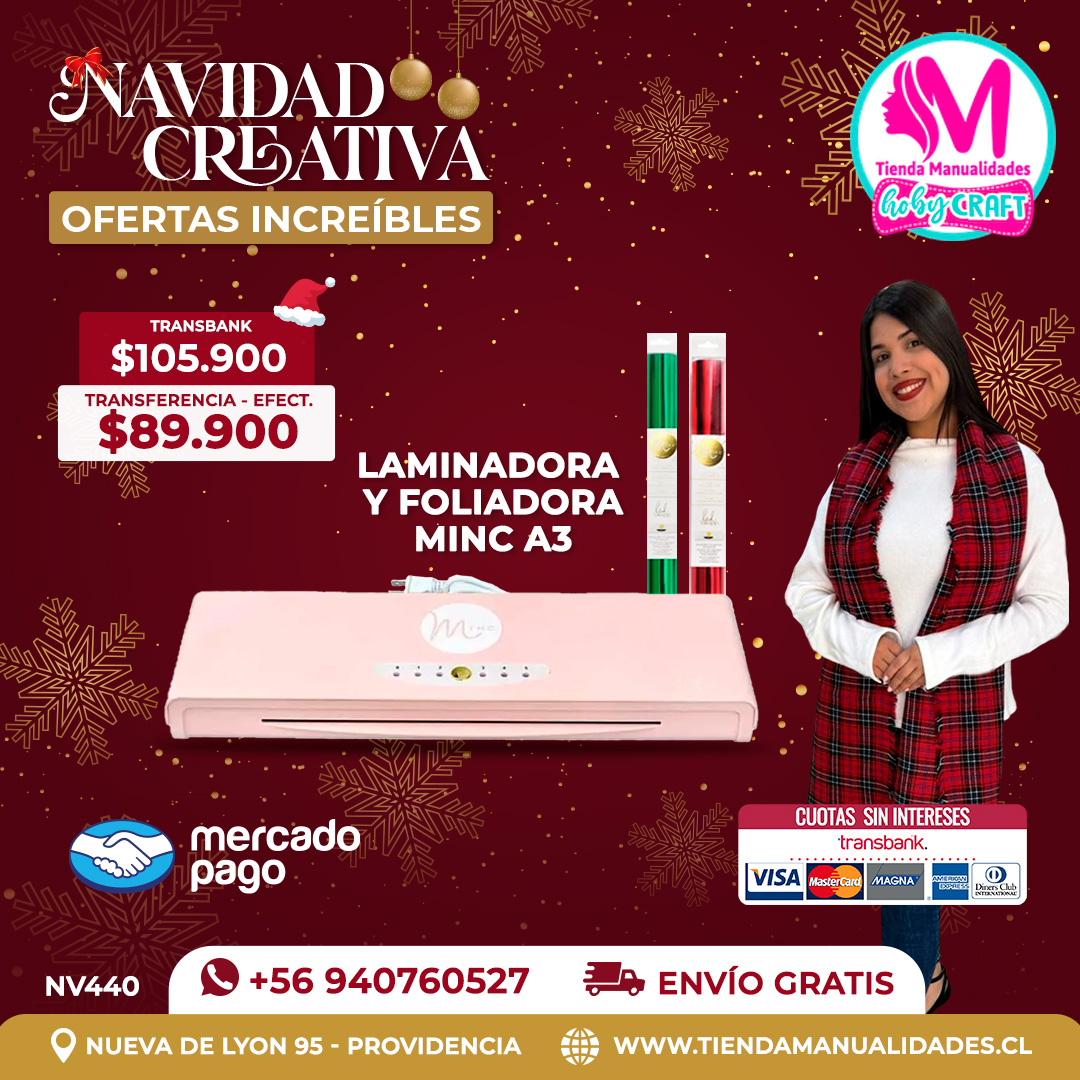 NV440 Laminadora Foliadora térmica A3 MINC – Envío gratis