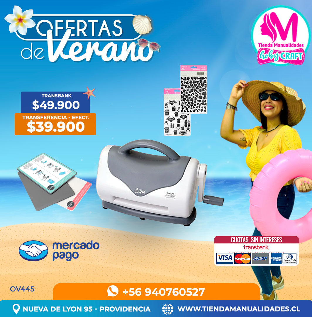 OV445 Kit Texturizadora Sizzix Boutique