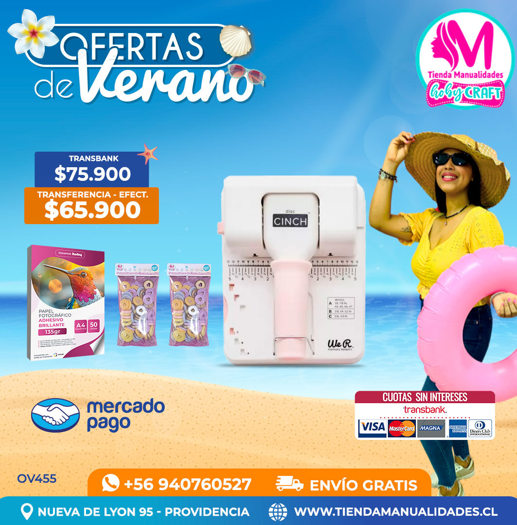 OV455 Kit Disc Cinch Rosada – Envío gratis