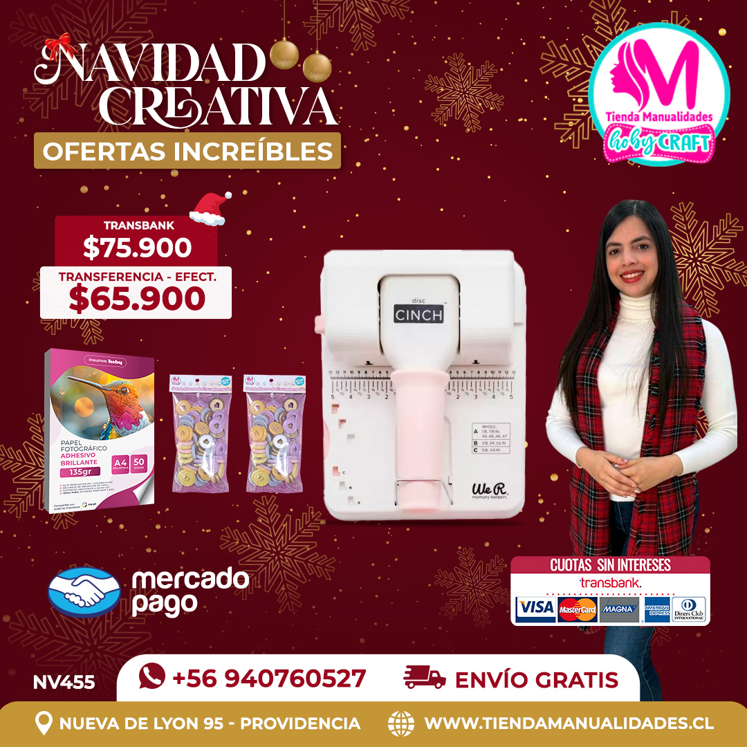 NV455 Kit Disc Cinch Rosada – Envío gratis