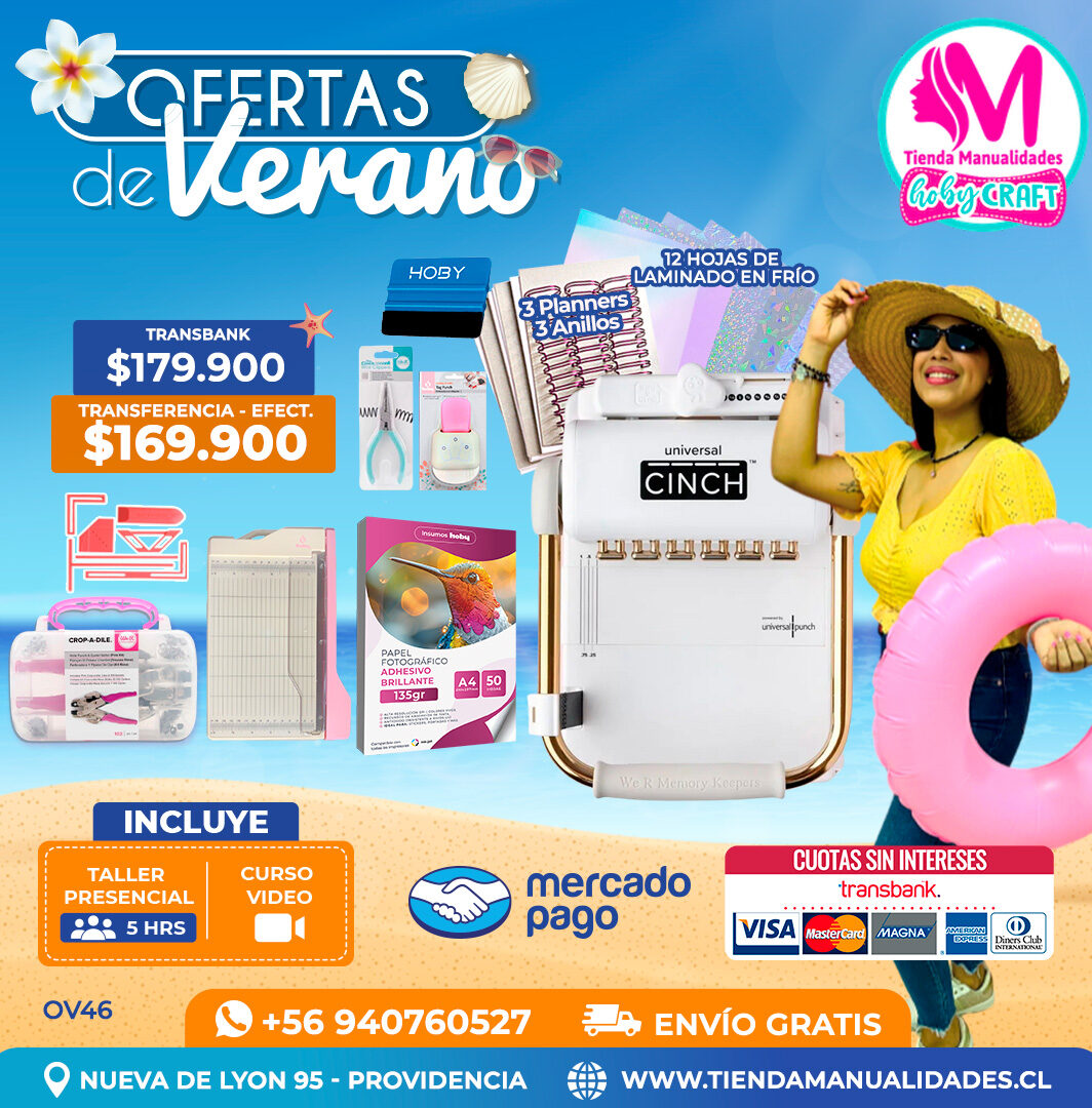 OV46 Kit encuadernadora Universal Cinch – Envío gratis