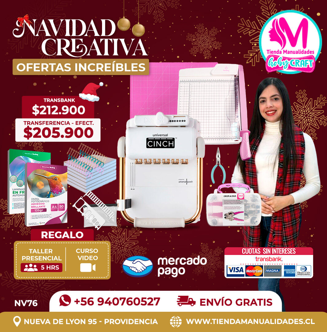 NV76 Kit encuadernadora Universal Cinch – Envío gratis