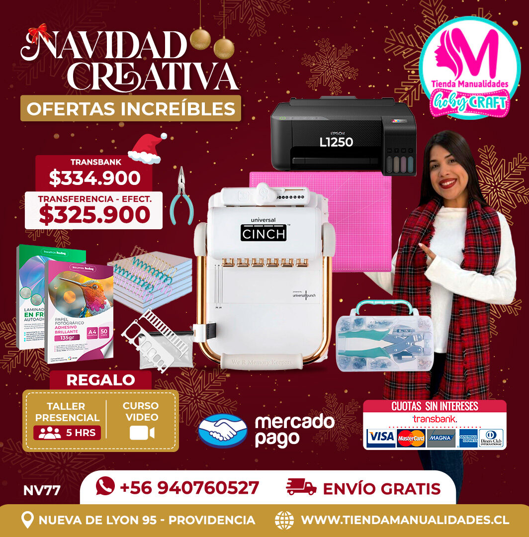 NV77 Kit encuadernadora Universal Cinch – Envío gratis